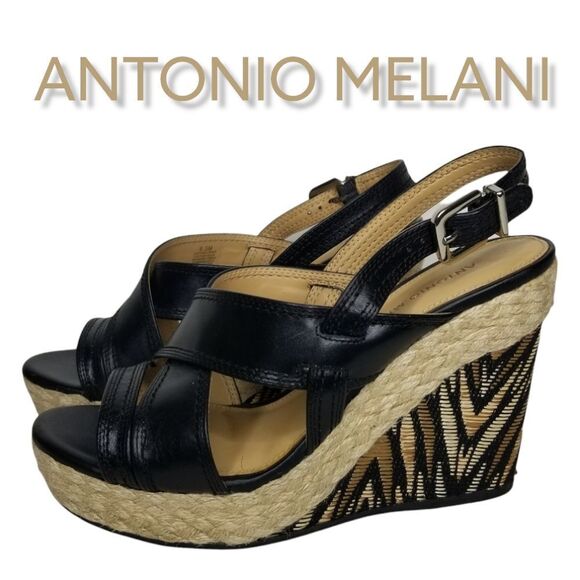 Antonio Melani Women's Wedge Sandals Size 8.5M - Picture 1 of 13